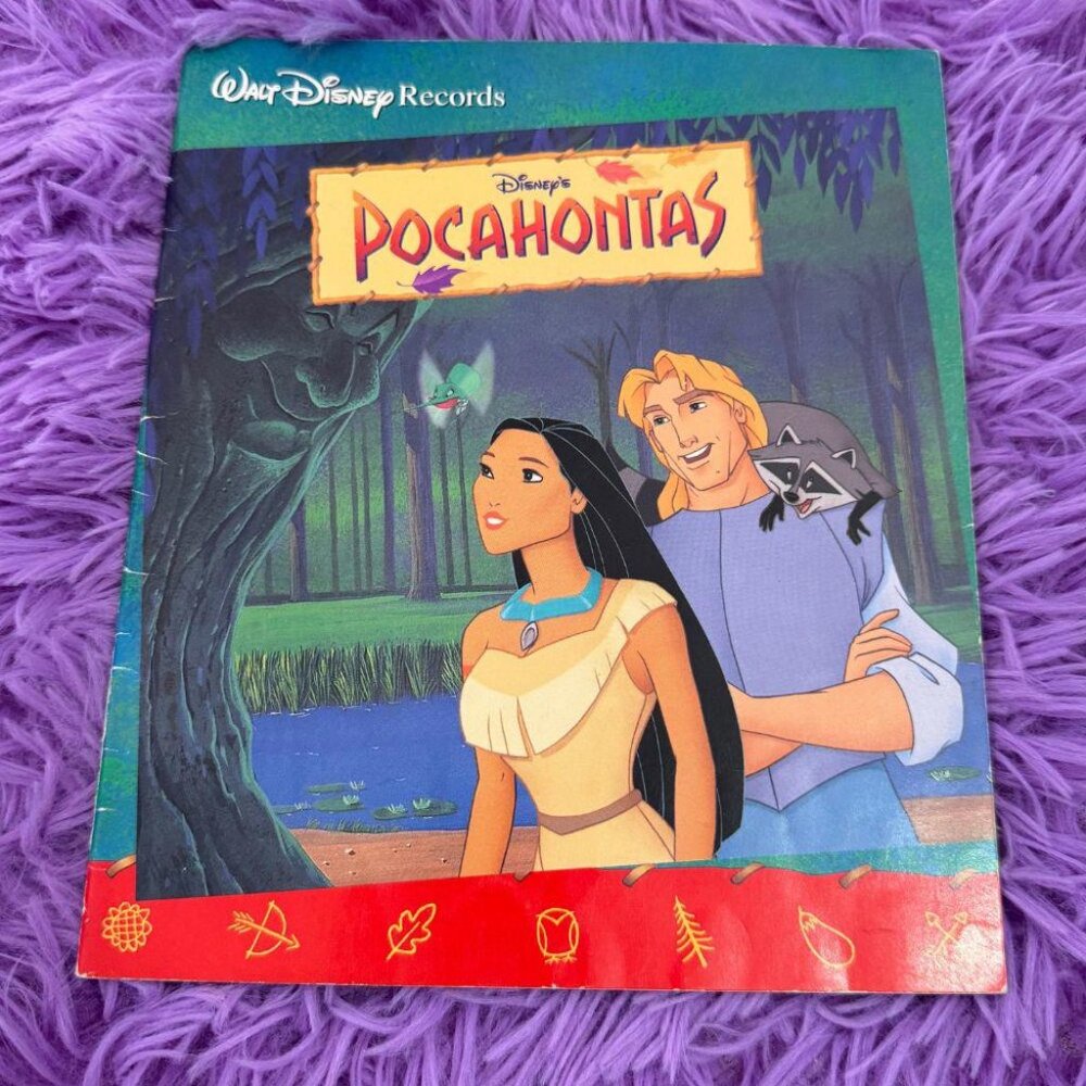 WALT DISNEY RECORDS POCAHONTAS BOOK